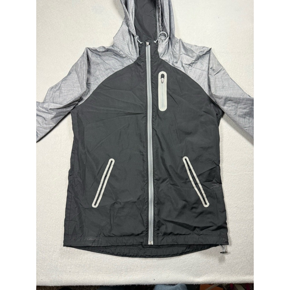 UNDER ARMOUR UA Qualifier Woven Jacket Women's SM Black Gray Fitted Wind Rain - Picture 2 of 10